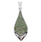 Sterling Silver Turquoise Southwest Pendant PX24117